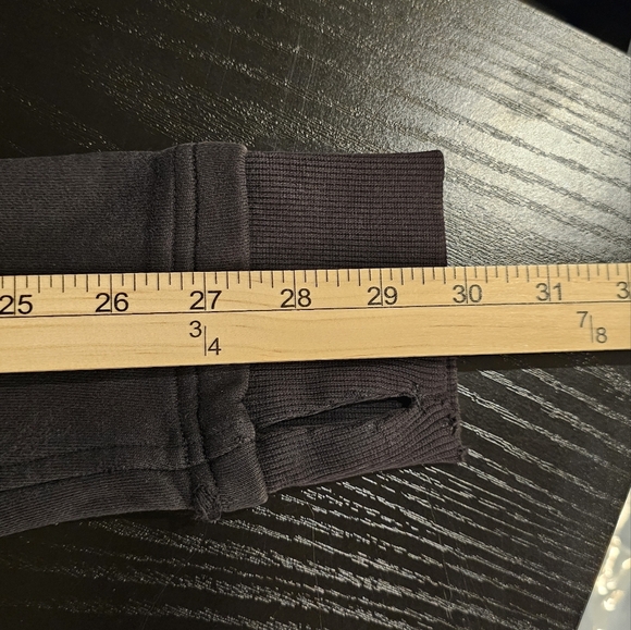 Lululemon Loop Back Hoodie in Acid Rubber Dye Black, sz 4 - Picture 16 of 16